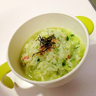 風邪引き赤ちゃんの為の野菜雑炊